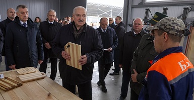 Президент Беларуси Александр Лукашенко 31 октября в ходе рабочей поездки в Лепельский район Витебской области посетил Березинский биосферный заповедник