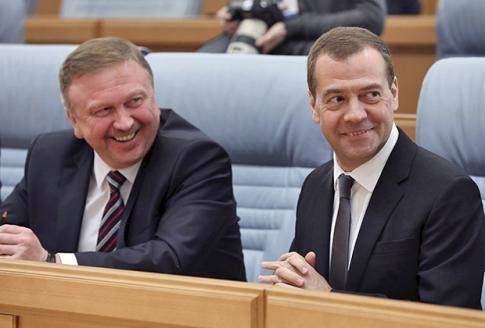 Премьер-министры Беларуси и России провели встречу в Санкт-Петербурге Премьер-министры Беларуси и России провели встречу в Санкт-Петербурге