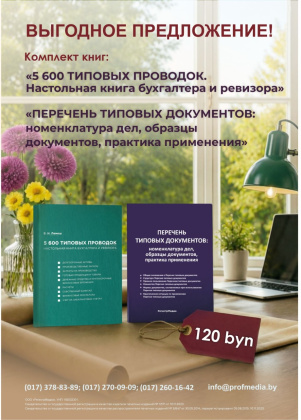 Комплект книг: «5 600 типовых проводок. Настольная книга бухгалтера и ревизора» + «Перечень типовых документов: номенклатура дел, образцы документов, практика применения»