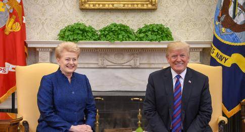 3 апреля состоялась встреча президентов стран Прибалтики с президентом США Дональдом Трампом 